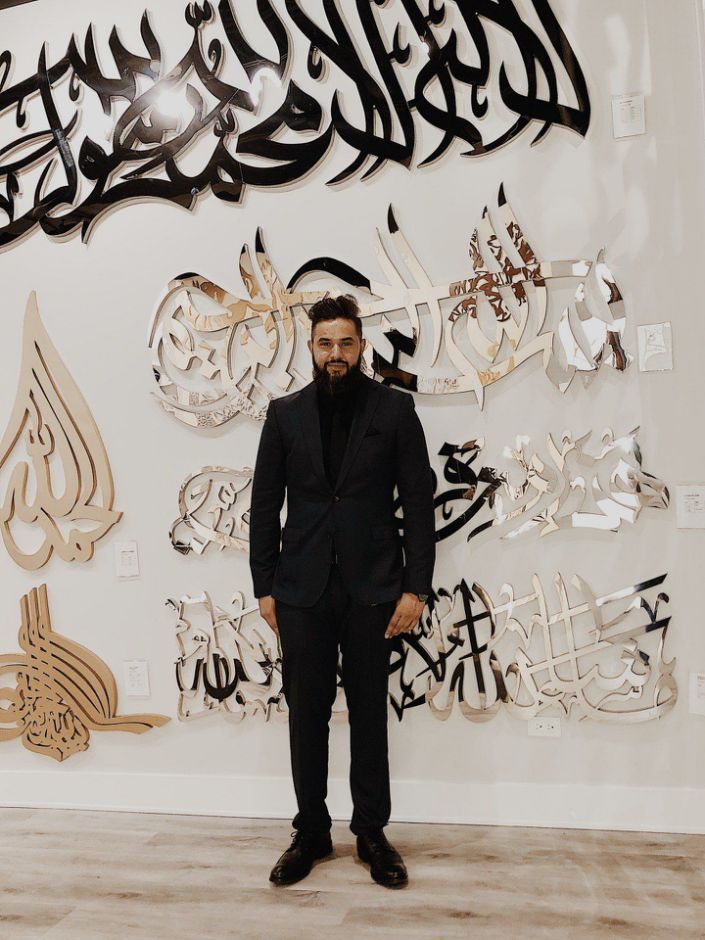The Modern Man behind the Wall Art