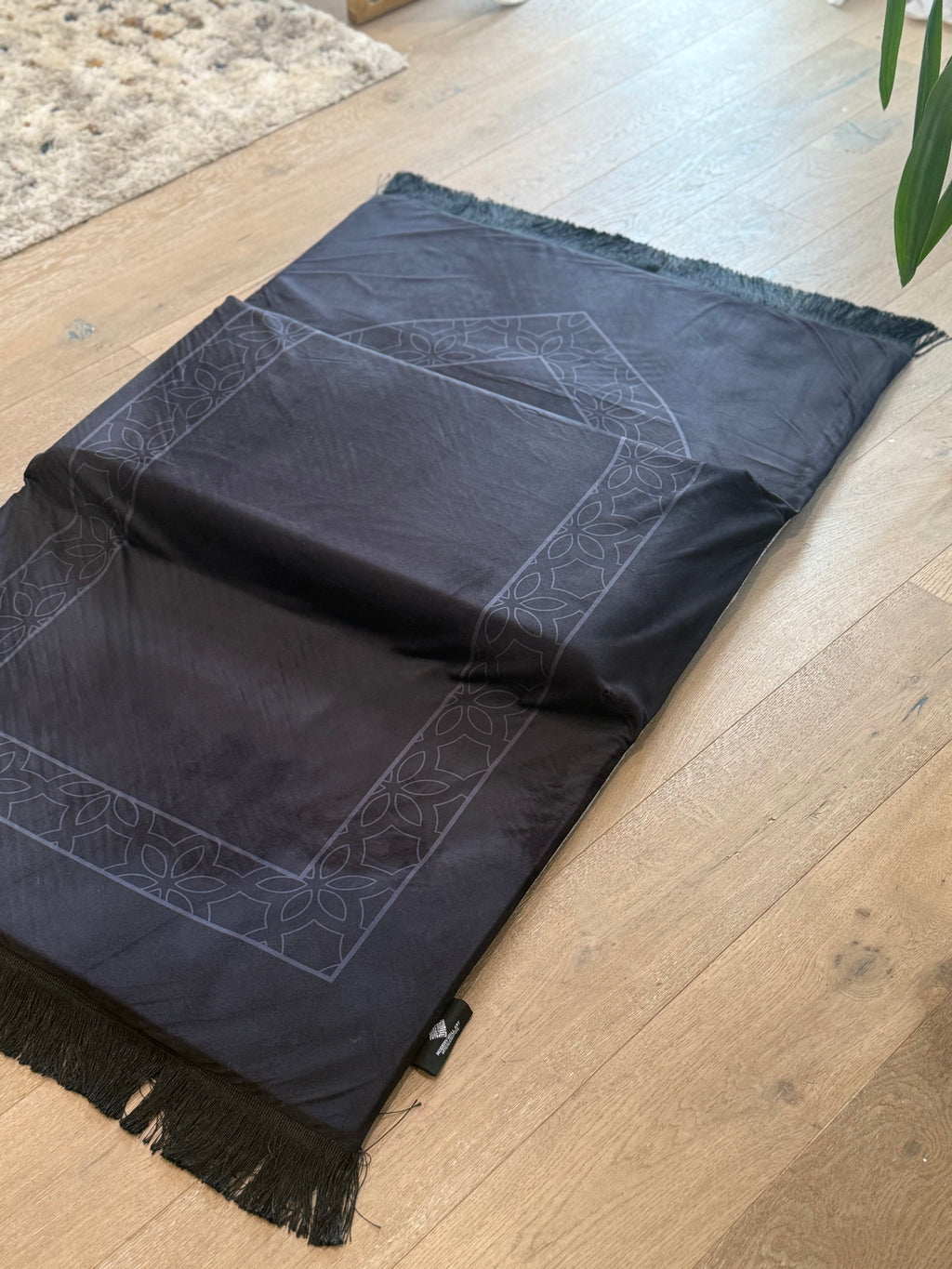 Rukuh Relief Memory Foam Prayer Mat – Extra Large Islamic Rug for Knee & Joint Support