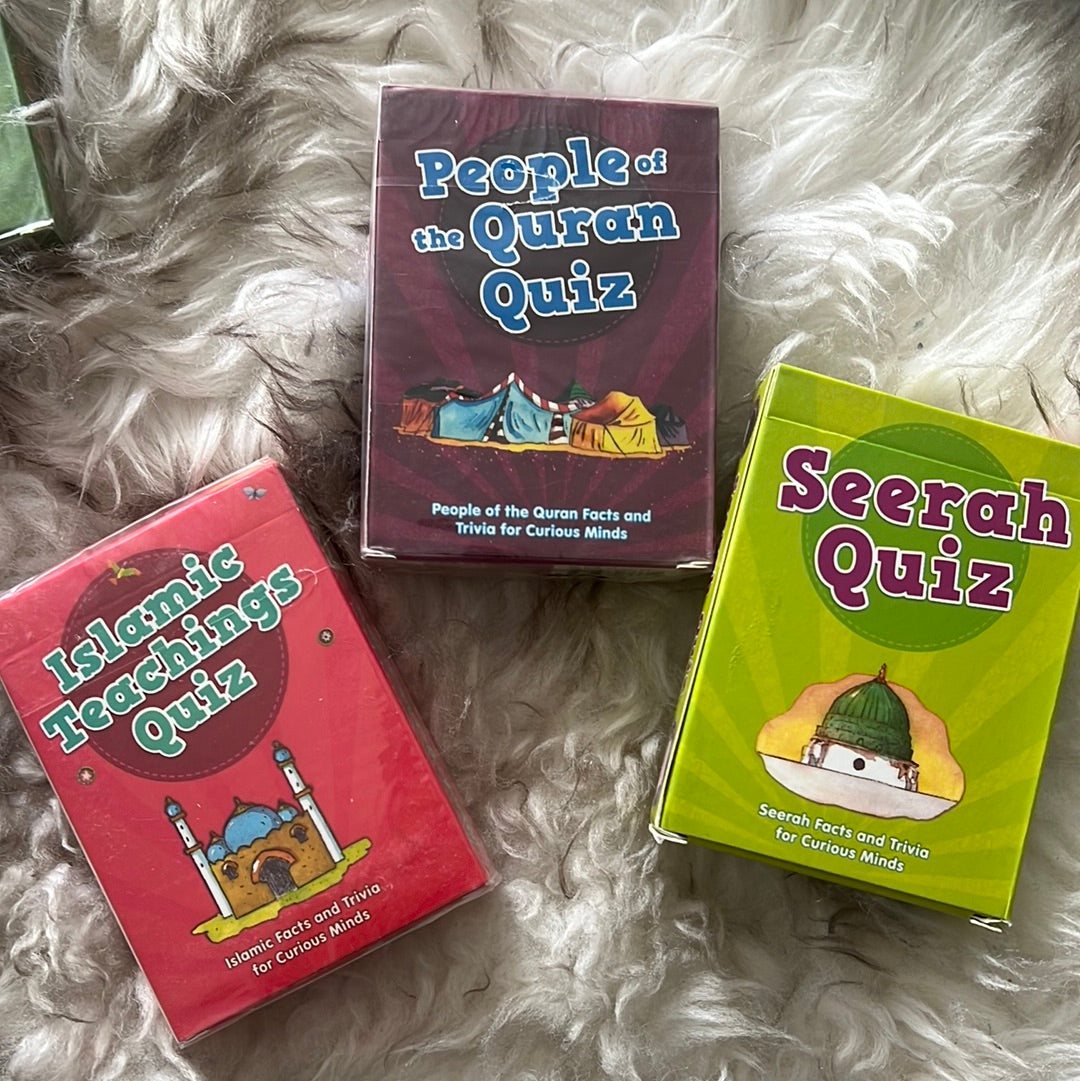 Islamic Themed Quiz Cards 100% Knowledge 100% Fun - NEW EDITION LAUNCH