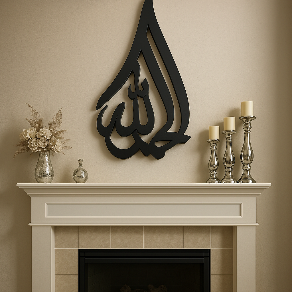 Stainless Steel Alhamdulillah Tear Drop