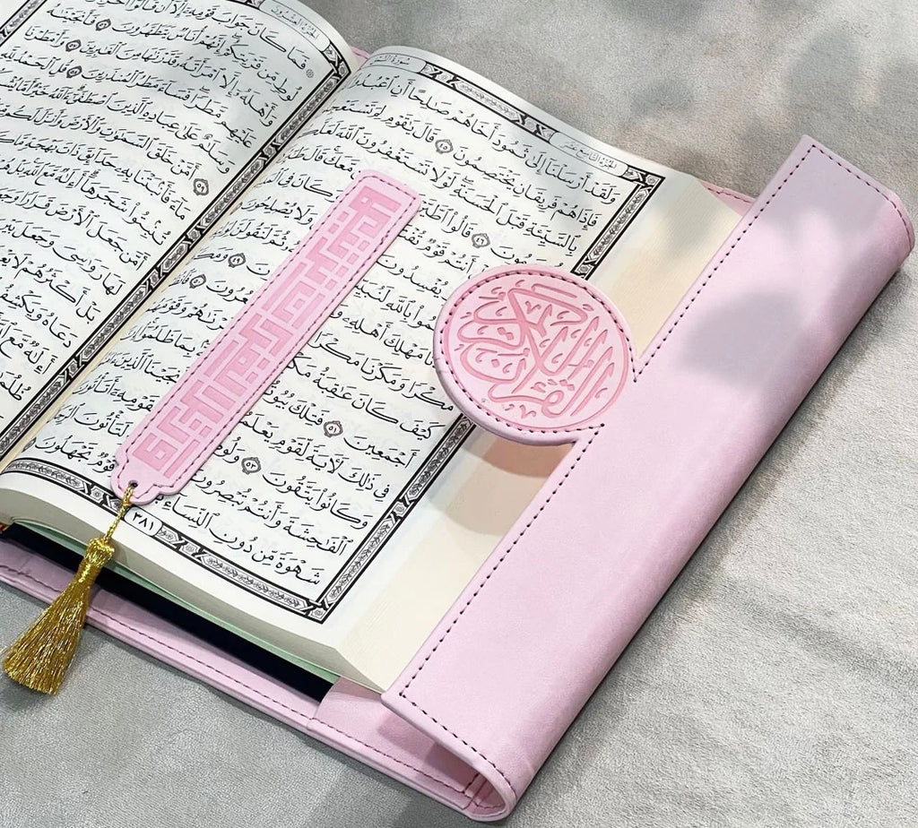 Premium Luxury Large Quran with Faux leather and Faux leather  bookmark