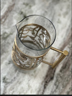 Arabic Calligraphy Pitcher Jug with Lid