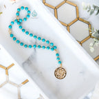 33 Beads PREMIUM Tasbih Misbaha with 24K gold plated Allah Pendant w/ Premium Gift Box