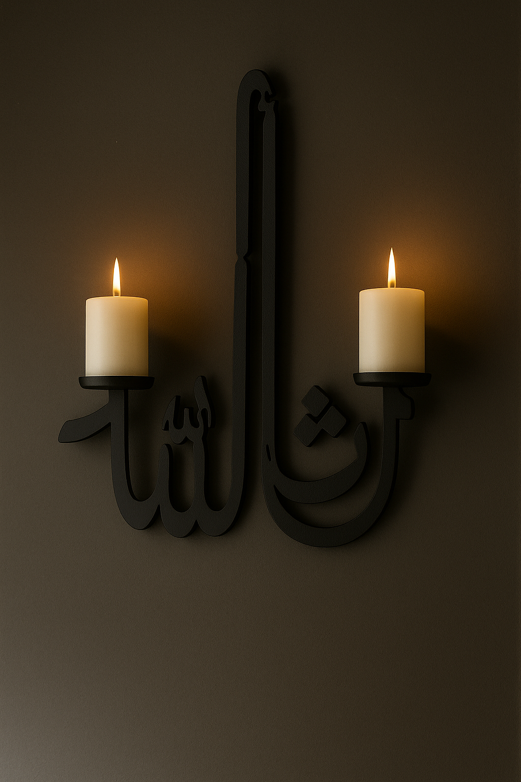 Mashallah Candle holder Wall Sconce