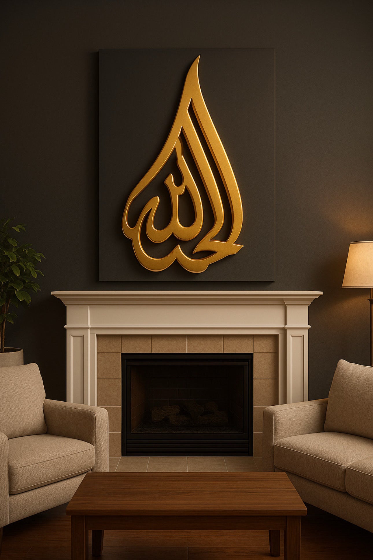 Stainless Steel Alhamdulillah Tear Drop