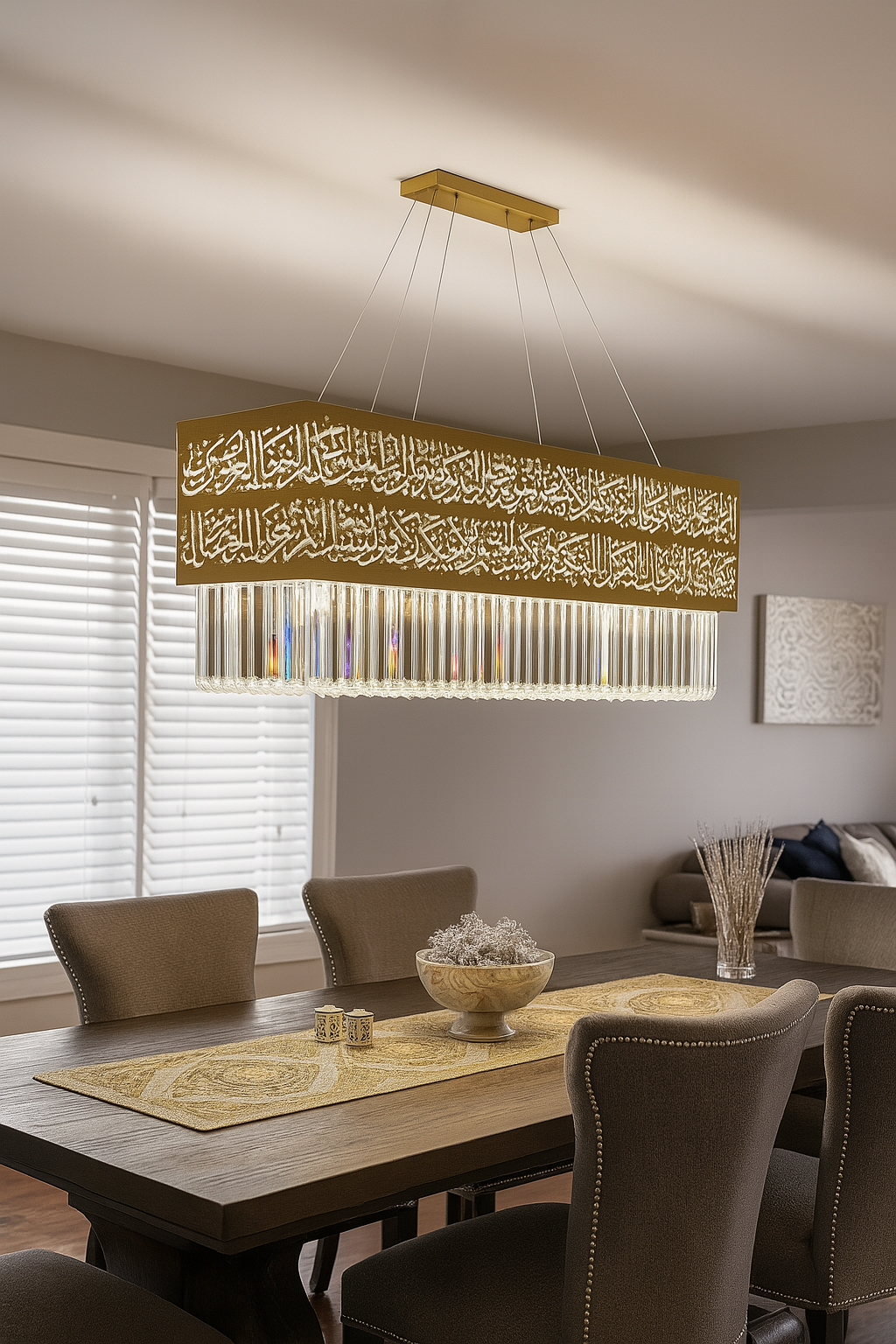 Ayat Al Kursi Chandelier(Ready to ship)