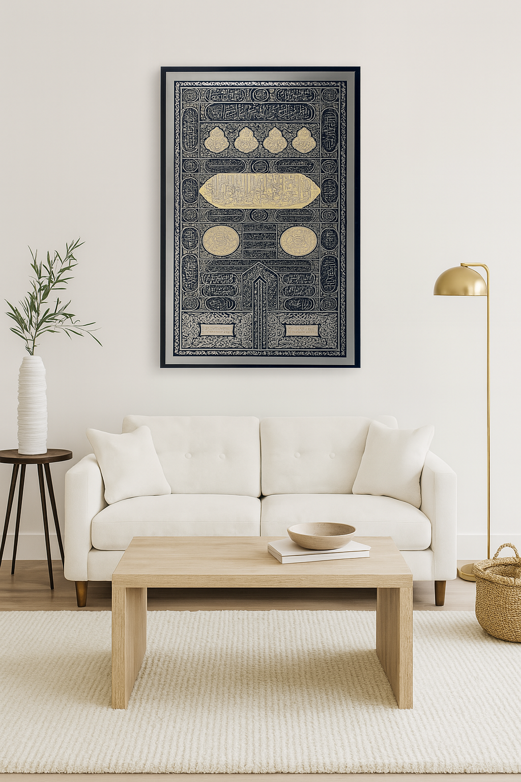 Kabah Door Etched in Stainless Steel.