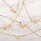 Custom Name Necklace for Women - 18K Gold Plated Personalized Jewelry