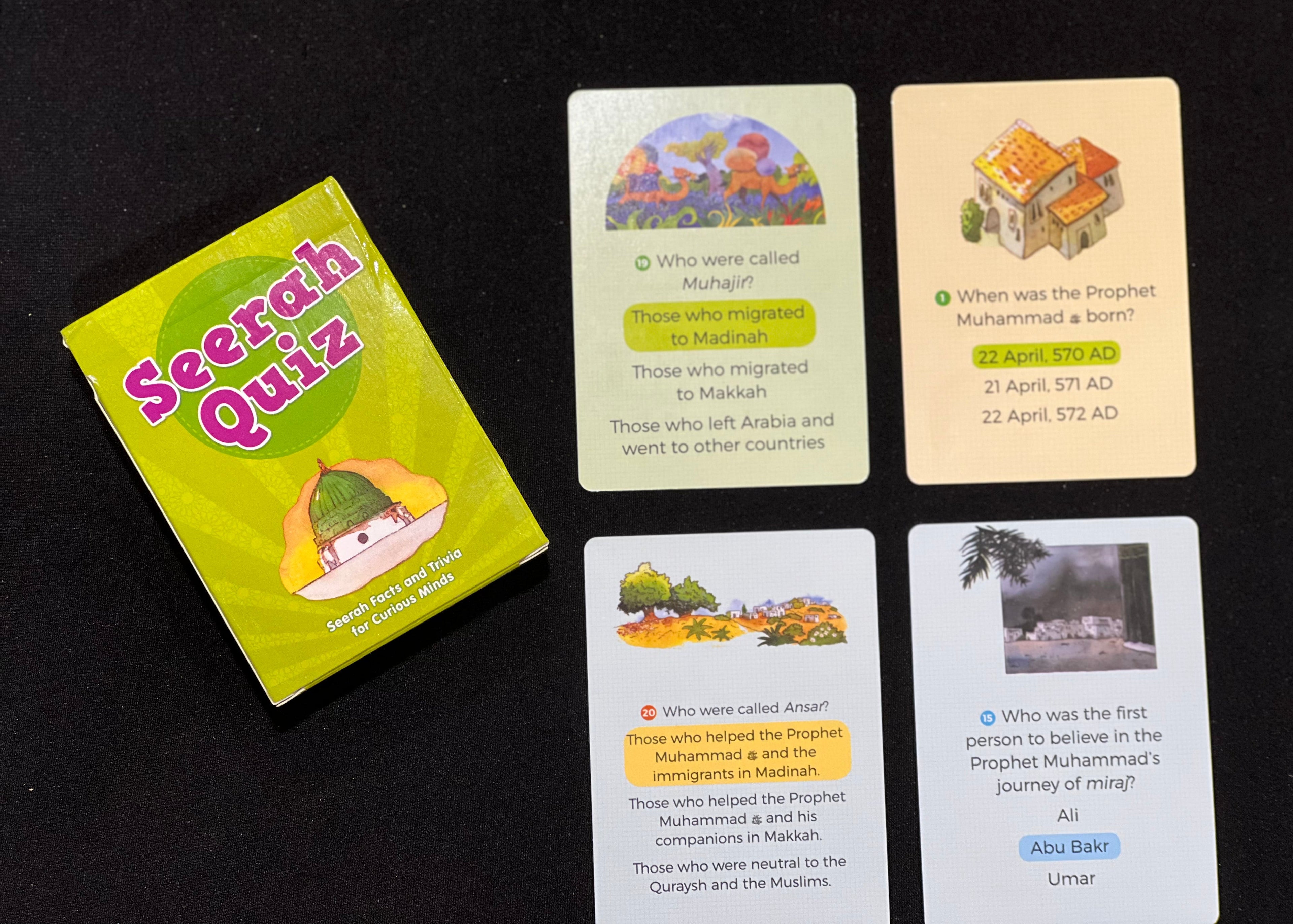 Islamic Themed Quiz Cards 100% Knowledge 100% Fun - NEW EDITION LAUNCH