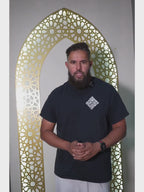 7ft Islamic Mihrab Arch Wall Decor | Premium Metal Prayer Corner Frame