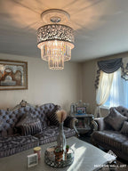 Ayat Al Nur Chandelier Lighting Fixture 36 Inch Metal