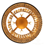 Ayat Al Nur Chandelier Lighting Fixture ( Made To Order) 36 Inch Metal