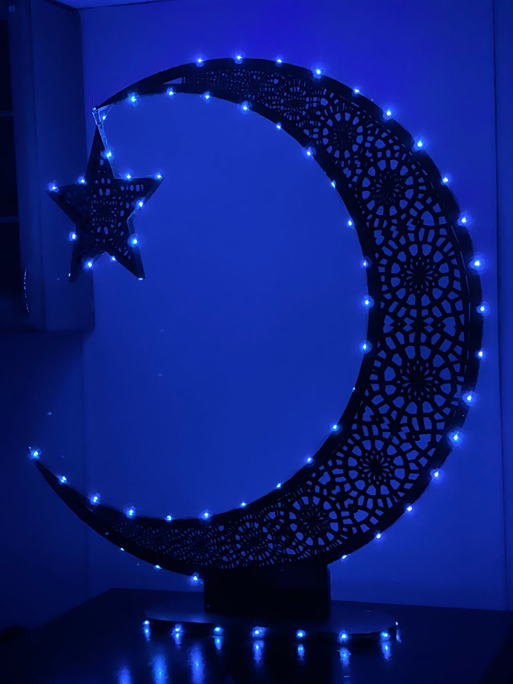 Fairy Lights for Crescent Hilal Moon (Moon Not Included)