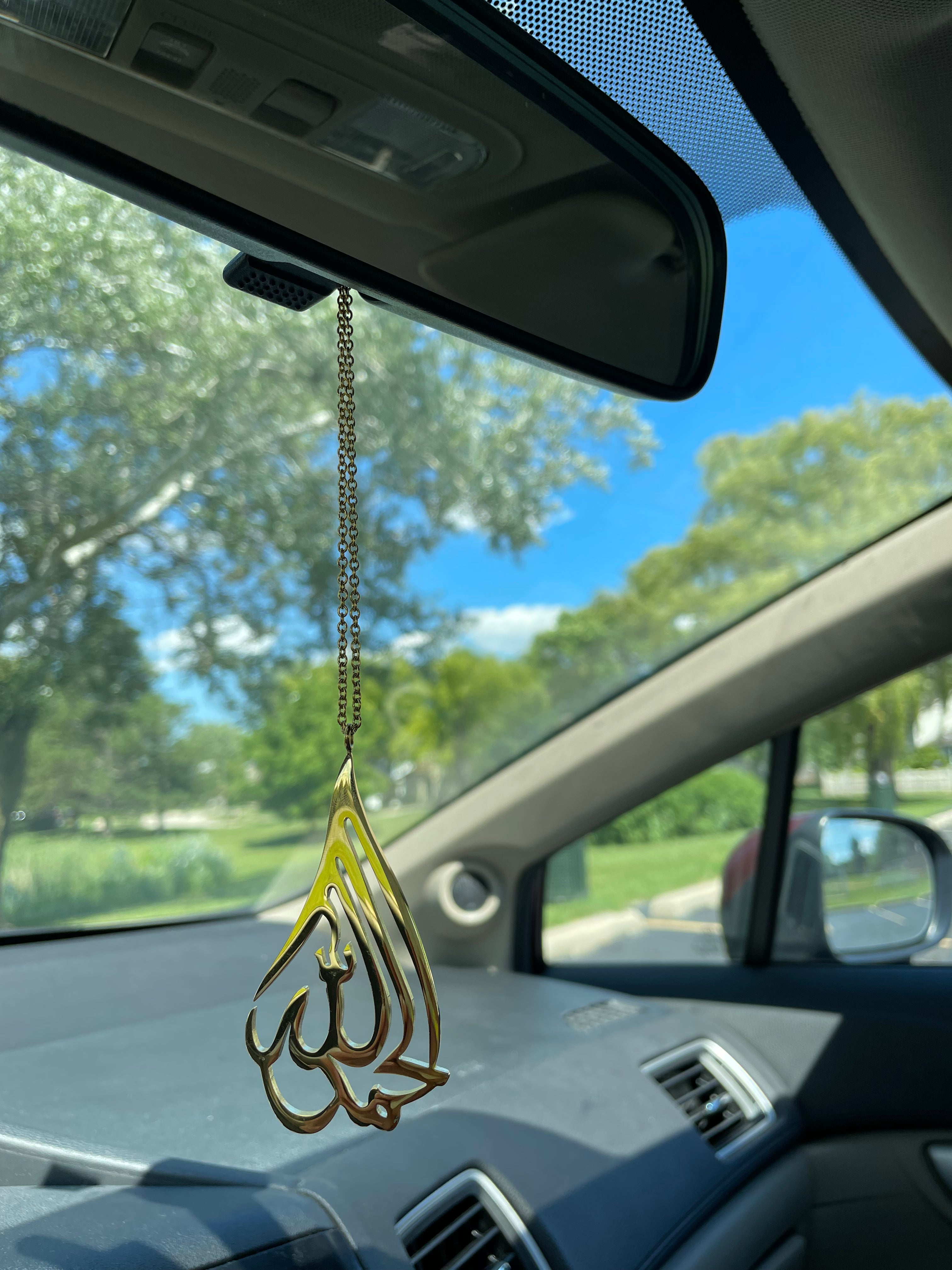 Teardrop Alhamdulillah Car Hang