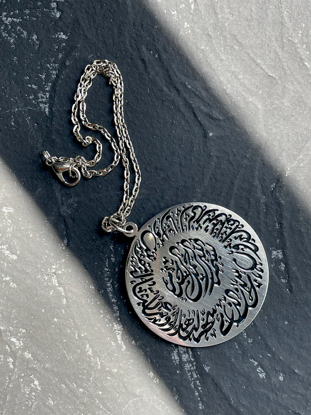 Travel Journey Dua Car Hang in Stainless Steel