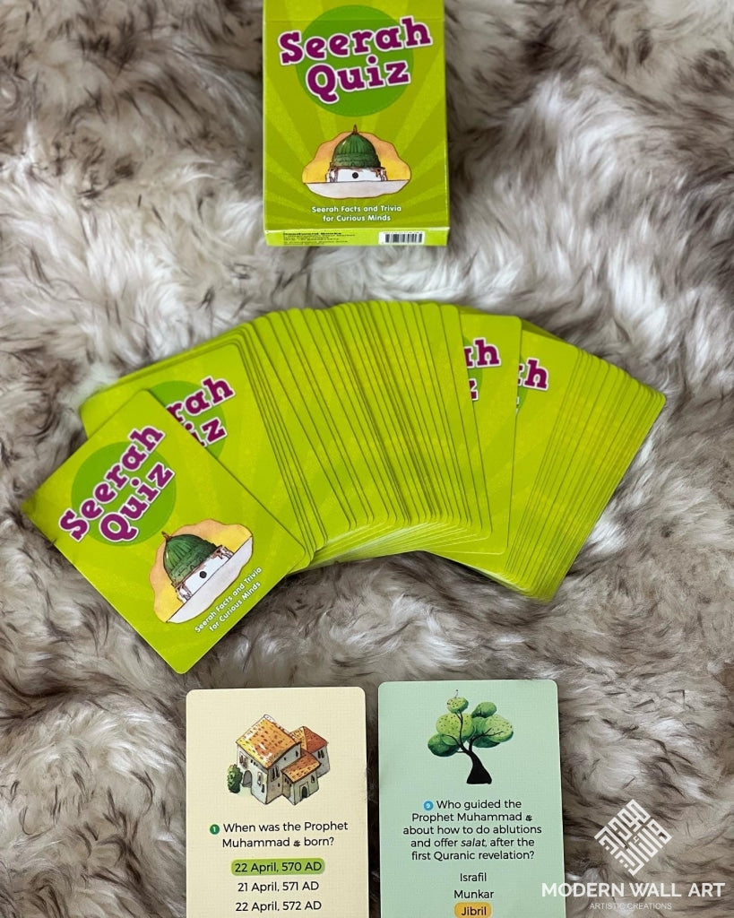 Islamic Themed Quiz Cards 100% Knowledge Fun