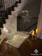 Crescent Ramadan Eid Moon Tree Hilal in 3ft to 5ft size - Modern Wall Art