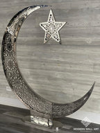 Pre-Order Crescent Ramadan Eid Moon Tree Hilal In 3Ft To 5Ft Size (February Delivery) Stainless