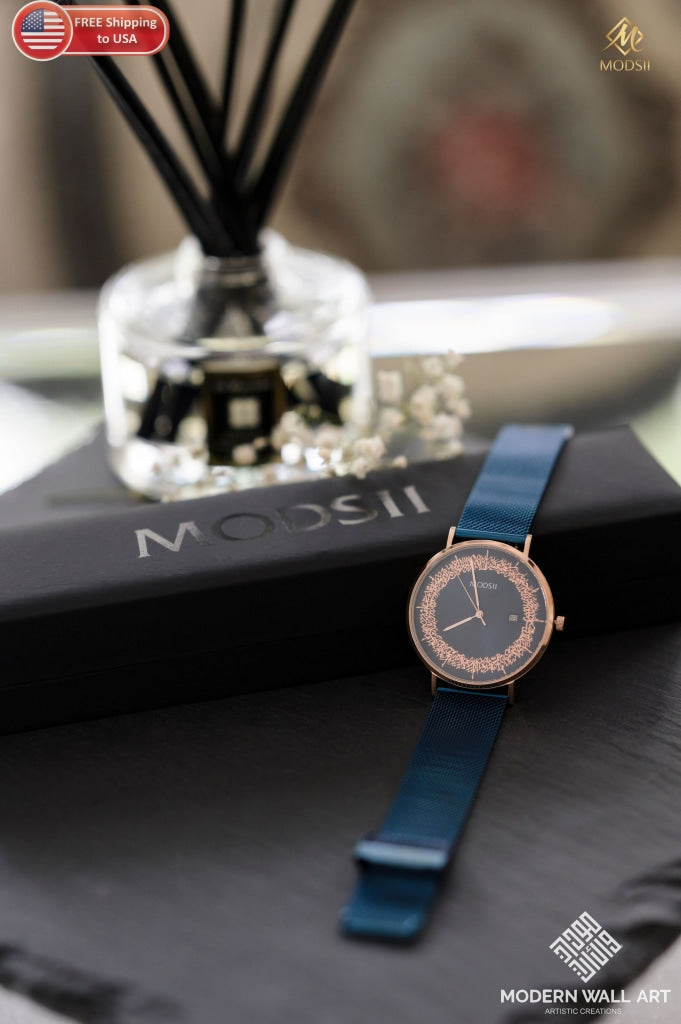 Series Ii Midnight Blue Ayatal Kursi Watch