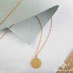 Shahada Necklace 18K Gold plated Round - Modern Wall Art