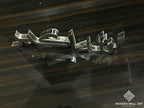 Stainless Steel 3D arabic Allah ho akbar Table decor - Modern Wall Art